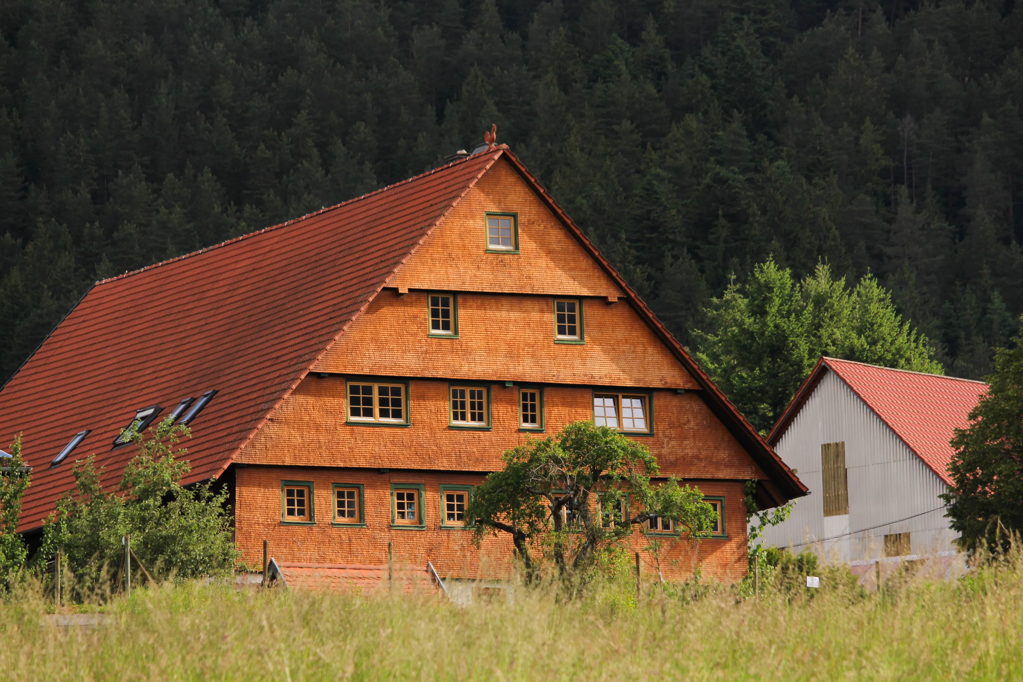 Blick auf den Seidtenhof